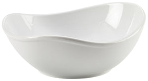 Genware Porcelain Organic Triangular Bowl 21cm/8.25"