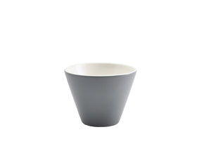 Genware Porcelain Graphite Conical Bowl 10.5cm/4"