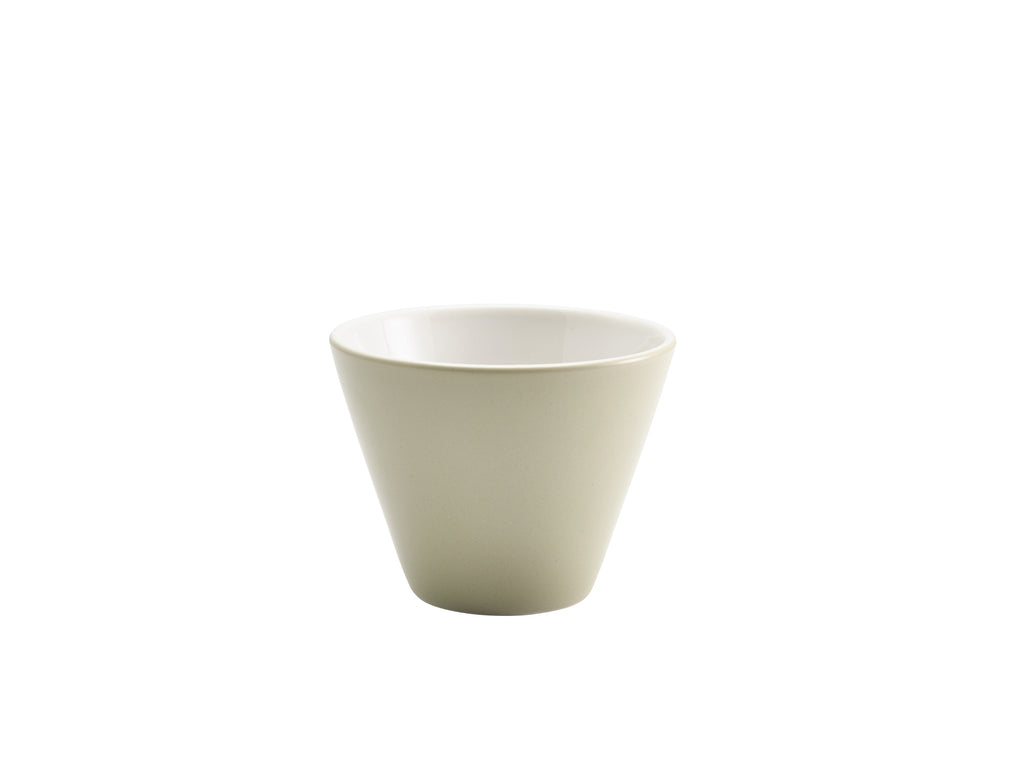 Genware Porcelain Pebble Conical Bowl 10.5cm/4"