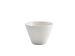 Genware Porcelain Matt White Conical Bowl 12cm/4.75"