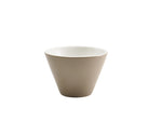 Genware Porcelain Stone Conical Bowl 12cm/4.75"