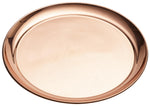 Copper 12" Round Tray 300mm
