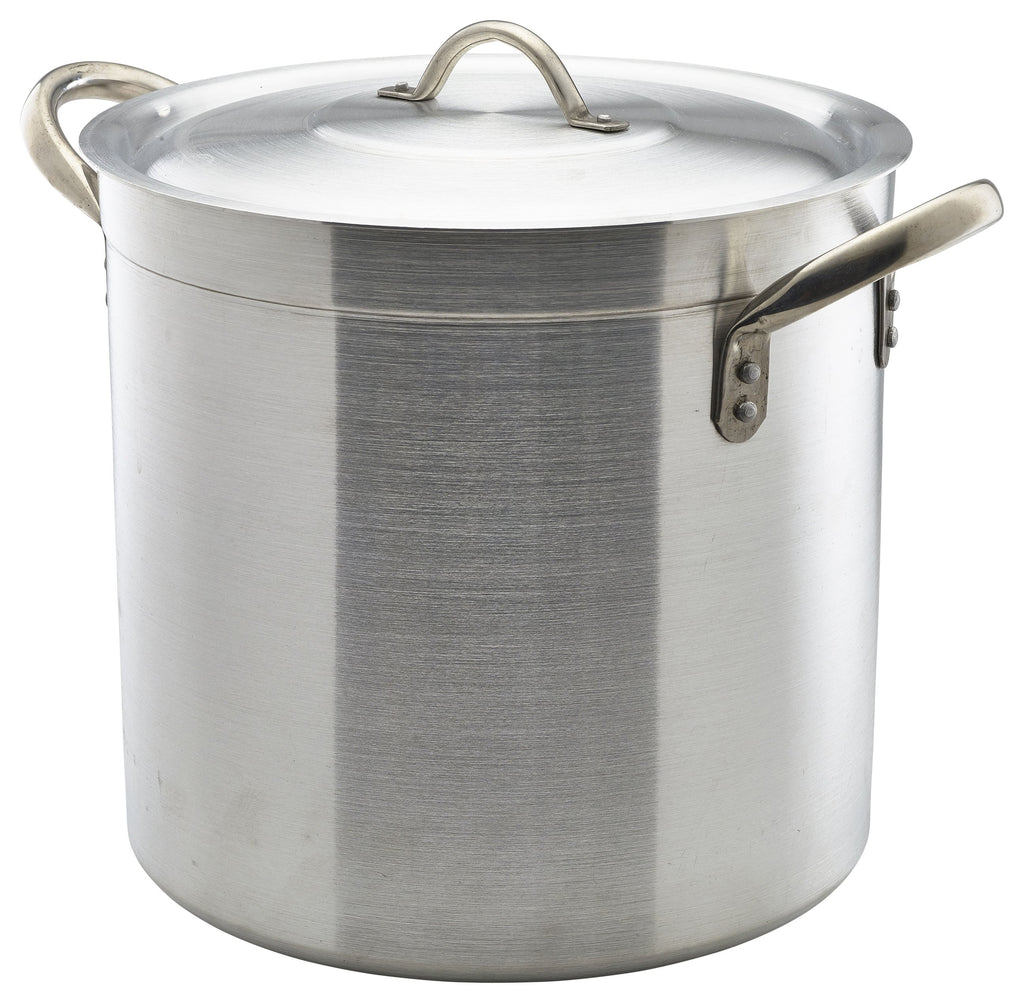 Aluminium Deep Stockpot With Lid 50Litre