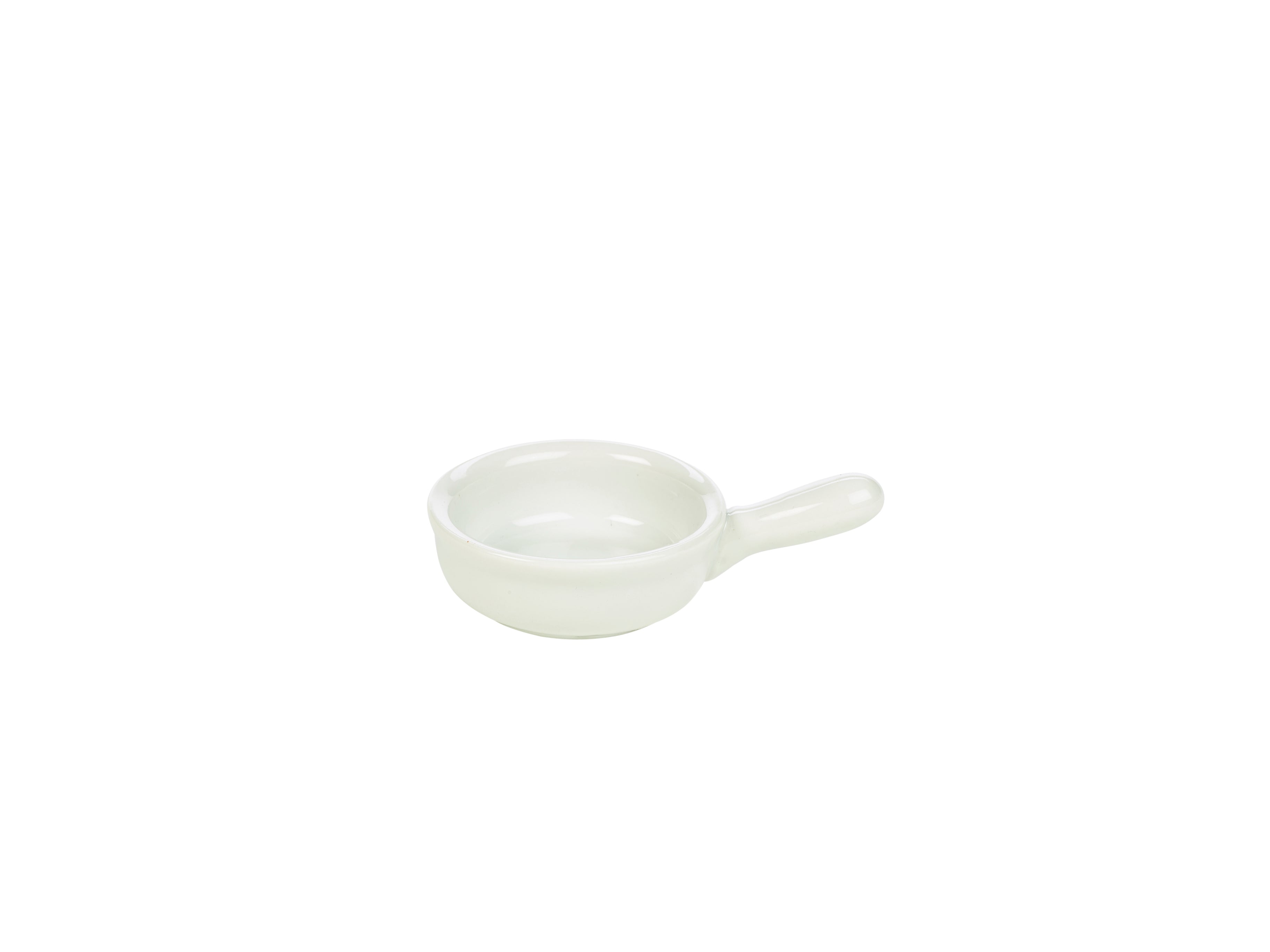 Genware Porcelain Miniature Frying Pan 9.5 x 6 x 3cm/3.75 x 2.25 x 1.2"