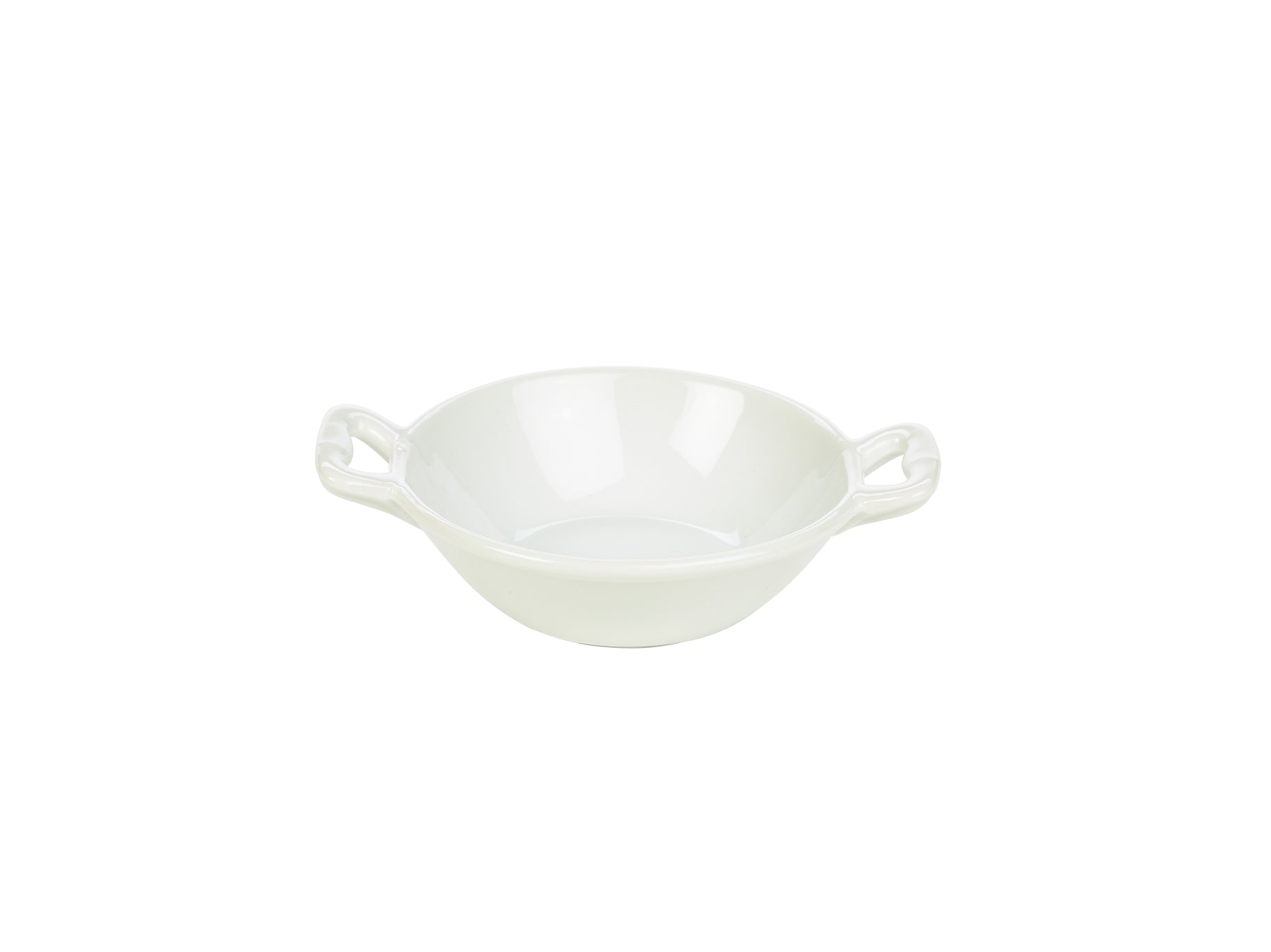 Genware Porcelain Miniature Casserole Dish 13 x 10 x 3.5cm/5 x 4 x 1.4"