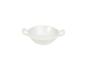 Genware Porcelain Miniature Casserole Dish 13 x 10 x 3.5cm/5 x 4 x 1.4"