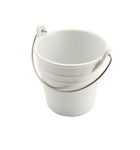 Ceramic Bucket W/ St/St Handle 11cm Dia 43cl **12 pack**