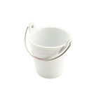 Ceramic Bucket W/ St/St Handle 9cm Dia 25cl