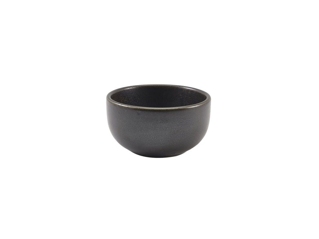 Terra Porcelain Black Round Bowl 11.5cm