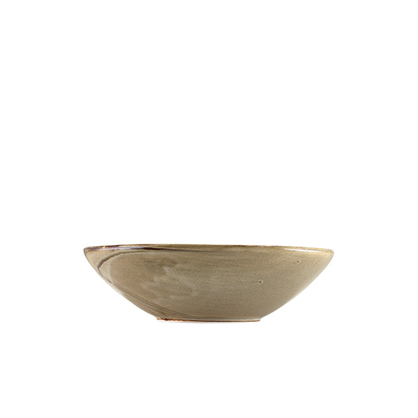 Terra Porcelain Grey Organic Bowl 22cm