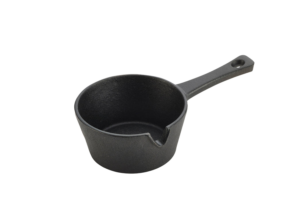 Mini Cast Iron Sauce Pan 9.7 x 4.5cm 6 pack