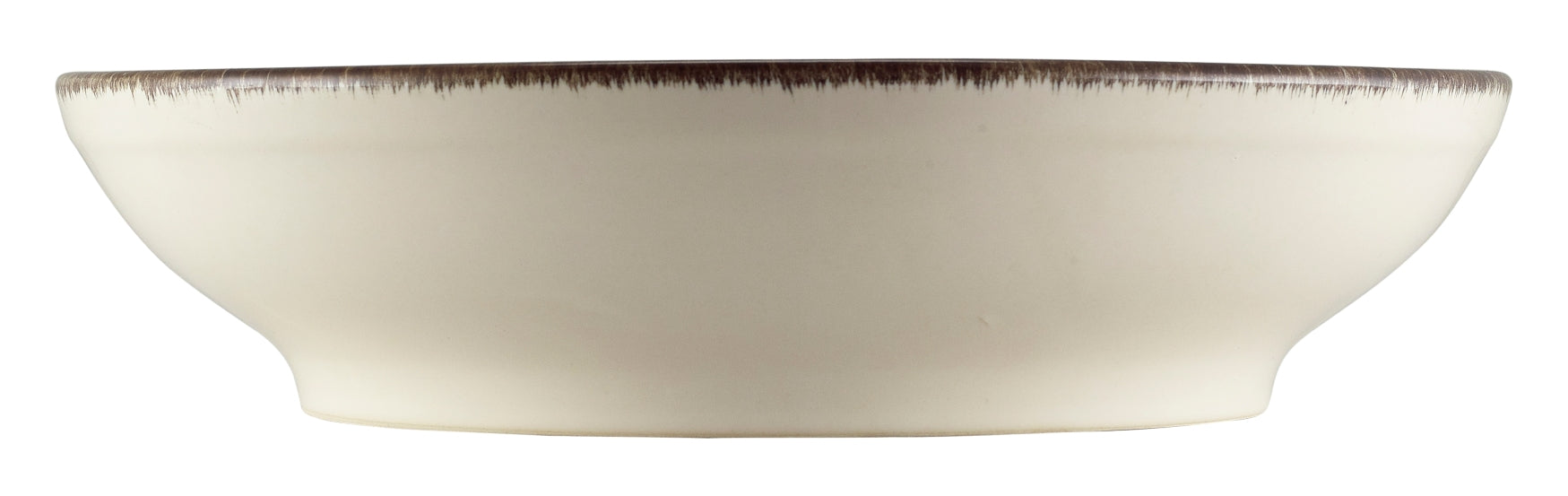 Terra Stoneware Sereno Grey Coupe Bowl 27.5cm