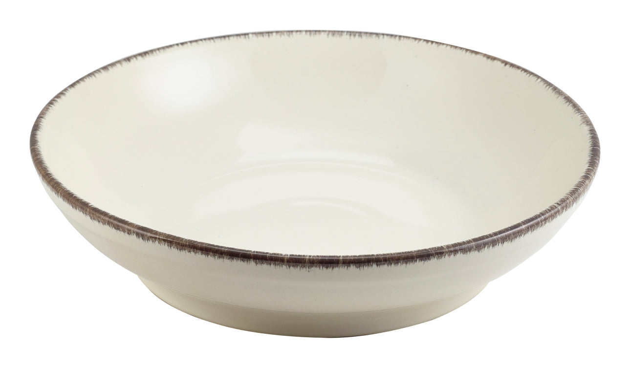 Terra Stoneware Sereno Grey Coupe Bowl 27.5cm