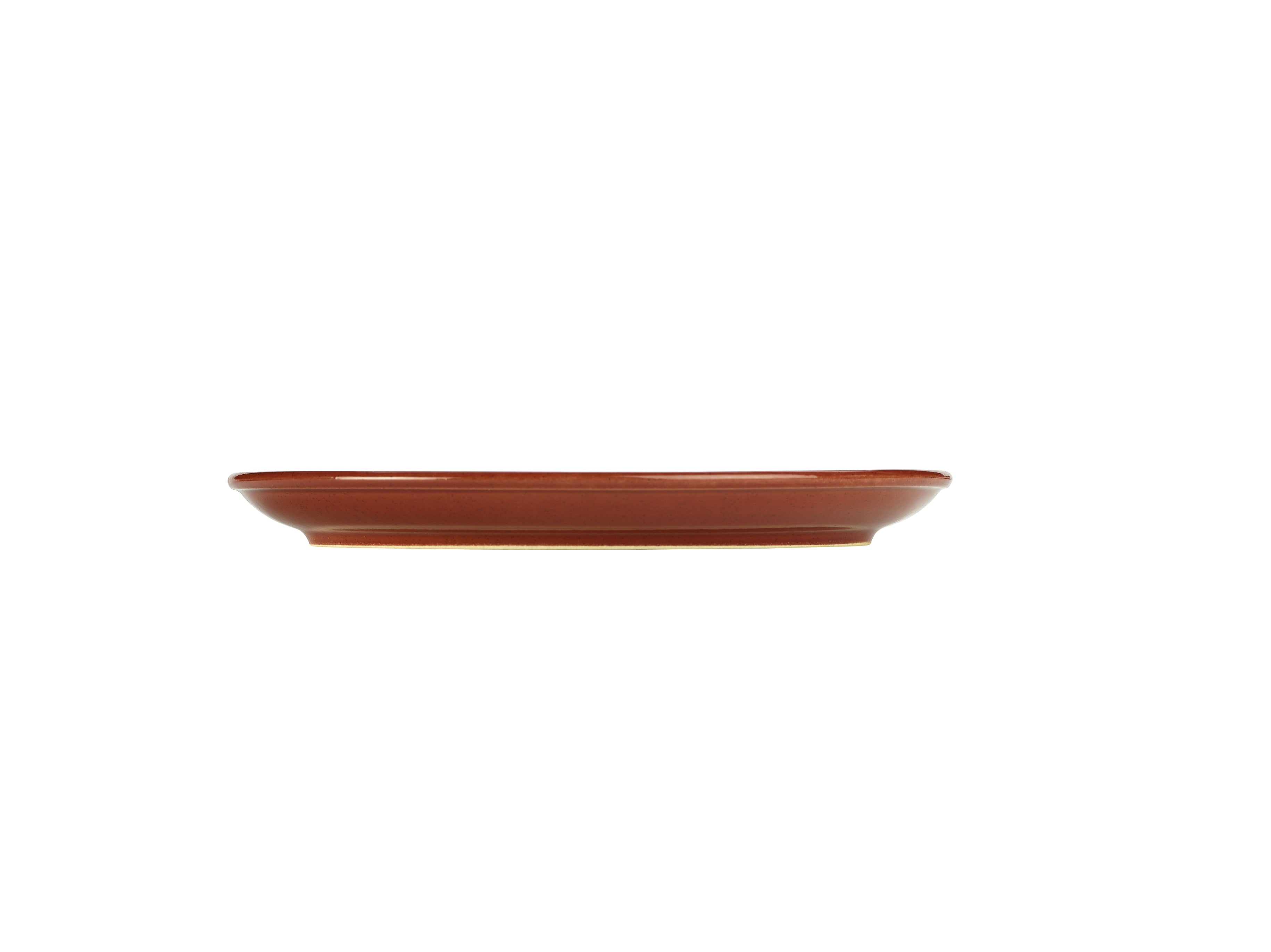 Terra Stoneware Rustic Red Coupe Plate 27.5cm
