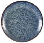 Terra Porcelain Aqua Blue Deep Coupe Plate 28cm