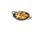 Black Enamel Miniature Paella Pan 12cm 10 pack