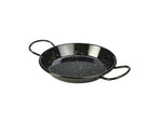 Black Enamel Miniature Paella Pan 15cm 10 pack