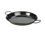 Black Enamel Paella Pan 30cm 6 pack