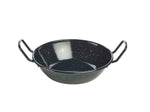 Black Enamel Dish 18cm  , 6 pack