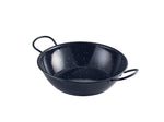 Black Enamel Dish 26cm , 6 pack