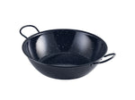 Black Enamel Dish 30cm , 6 pack