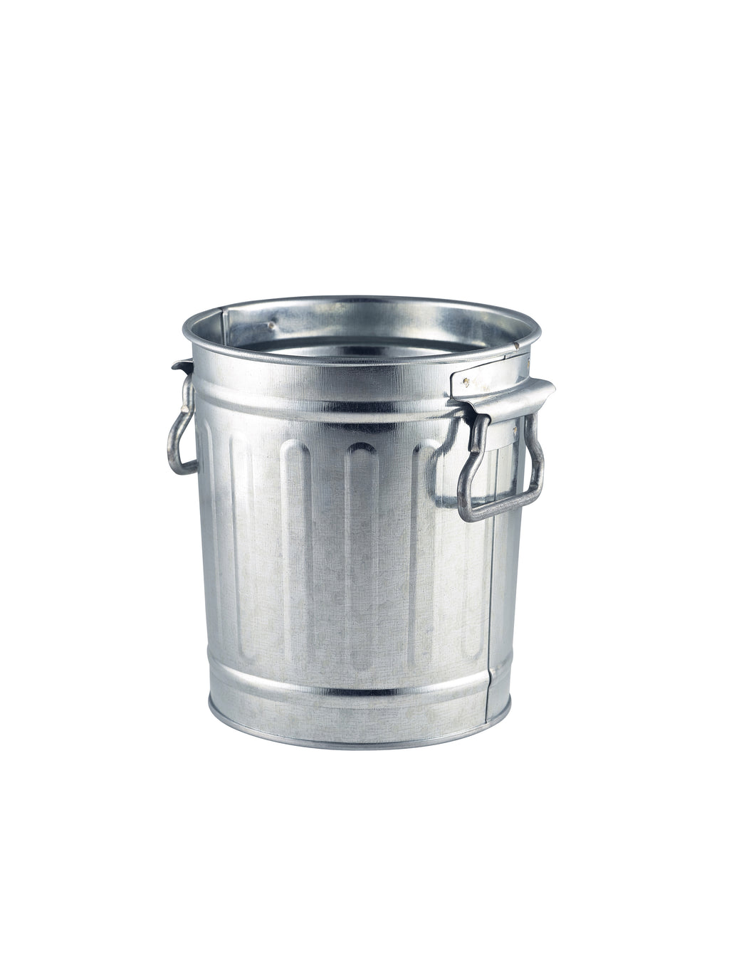 Miniature Galvanised Bin 14x12x15cm