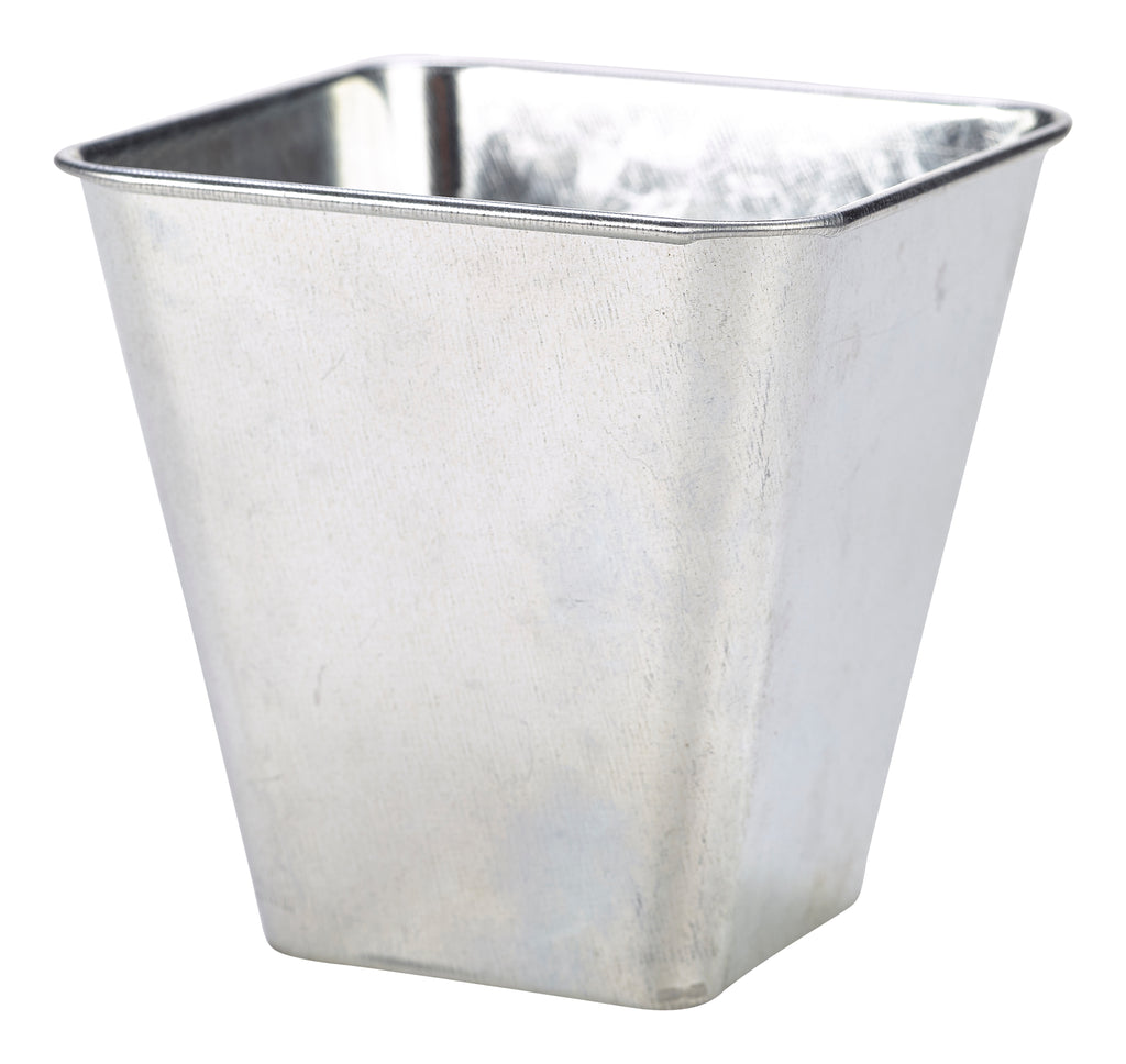 Galvanised Steel Flared Serving Tub 10 x 10 x 10cm