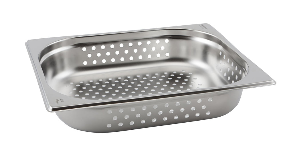 Perforated St/St Gastronorm Pan 1/2 - 65mm Deep