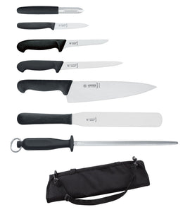 Giesser 7Pc Knife Set + Knife Case