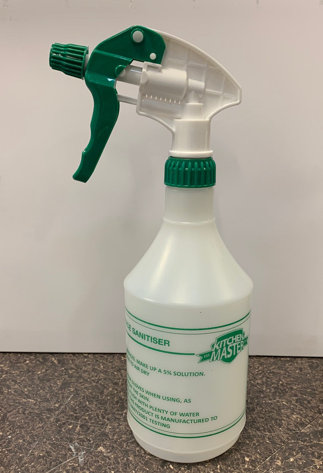 802 Printed bottle for surface sanitizer