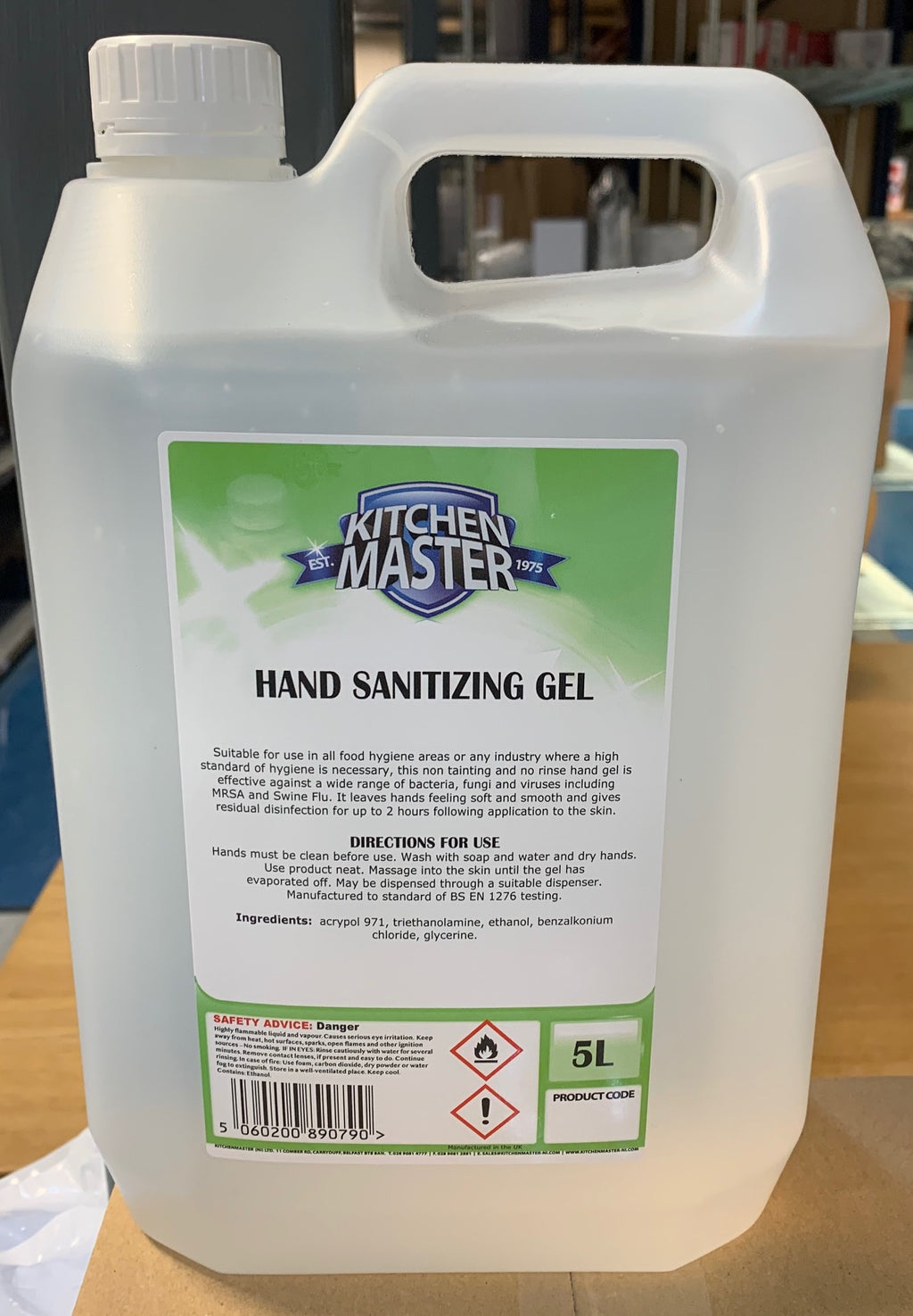 5 LT Hand sanitizing gel