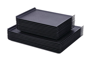 Luna Black Tray 35 x 25cm