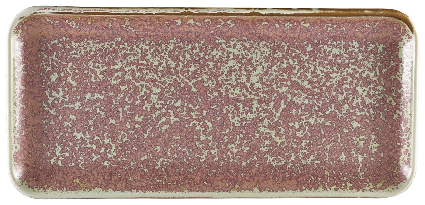 Terra Porcelain Rose Narrow Rectangular Platter 36 x 16.5cm