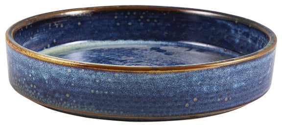 Terra Porcelain Aqua Blue Presentation Bowl 20.5cm