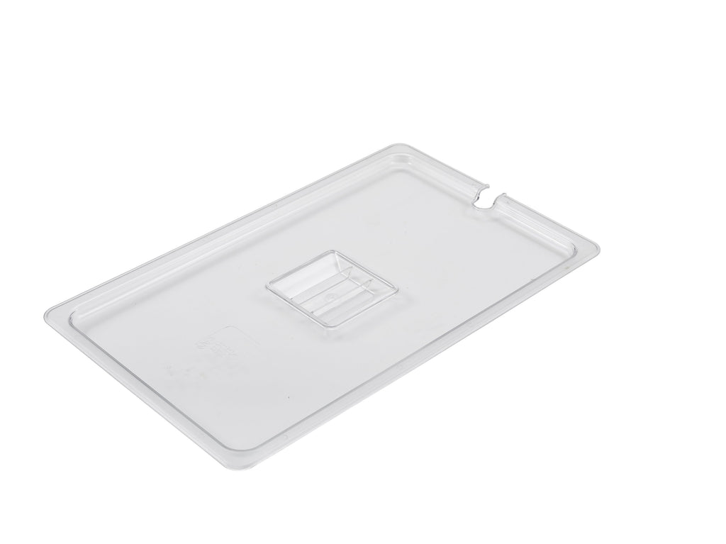 1/1 Polycarbonate GN Notched Lid Clear