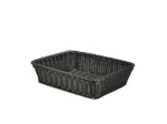 Polywicker Display Basket Black 36.5 x 29 x 9cm