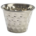 2.5oz Stainless Steel Hammered Ramekin  24 pack