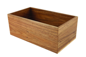 Genware Acacia Wood Riser/Box 32.5X18X12.3cm