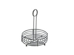 Black Wire Table Caddy 8" Dia X 8.5" (H)