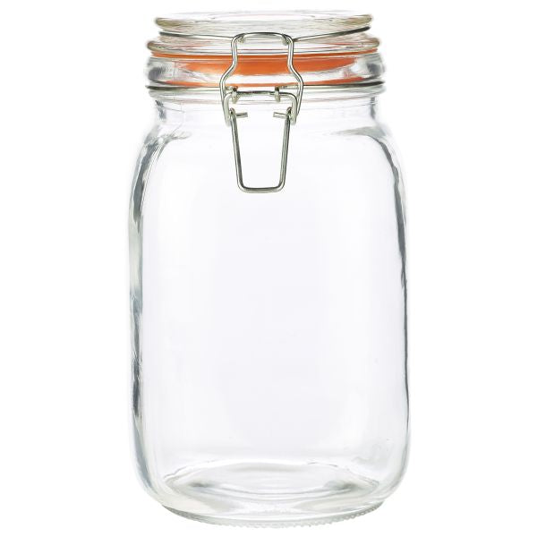 Genware Glass Terrine Jar 1.5L. 12 pack