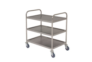 Stainless Steel 3 Tier Compact Trolley