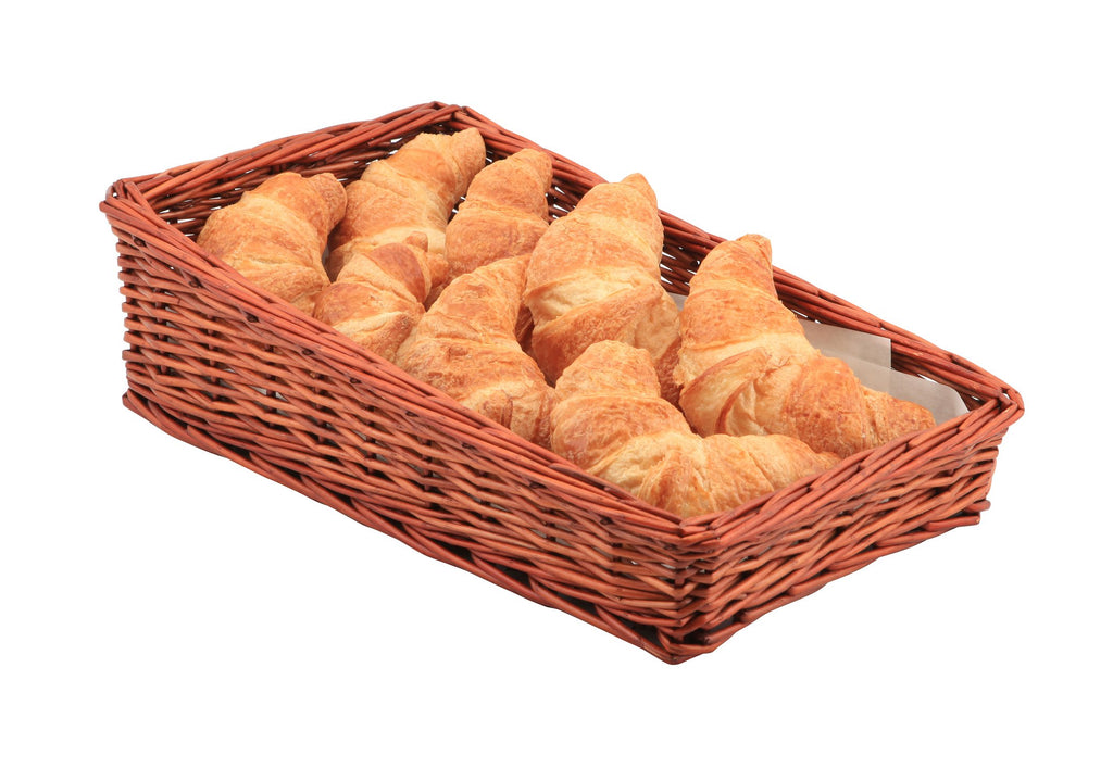 Wicker Display Basket 40X25X12cm - 6cm Front