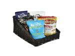 Wicker Display Basket Black 46X36X20cm