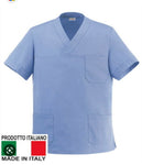 Blue Medical Tunic Short Sleeve